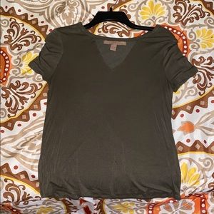 Dark Green Olive Colored Shirt